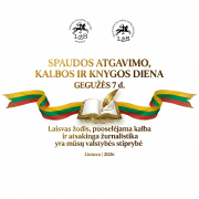 Plakate panaudota DI vizualizacija. Plakatą parengė Aida Vėželienė